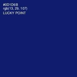 #0D1D6B - Lucky Point Color Image