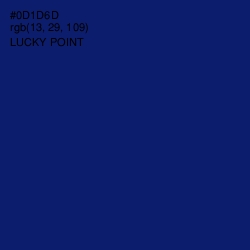 #0D1D6D - Lucky Point Color Image