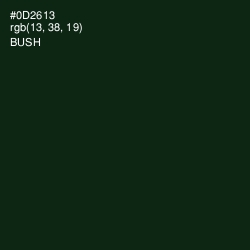 #0D2613 - Bush Color Image
