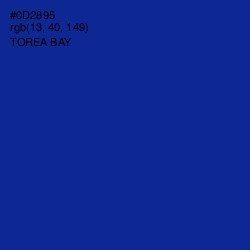 #0D2895 - Torea Bay Color Image