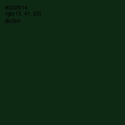 #0D2914 - Bush Color Image