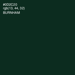 #0D2C20 - Burnham Color Image