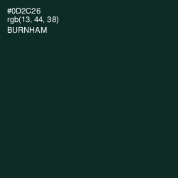 #0D2C26 - Burnham Color Image