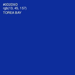 #0D2D9D - Torea Bay Color Image