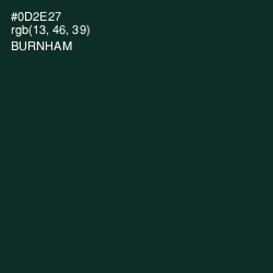 #0D2E27 - Burnham Color Image