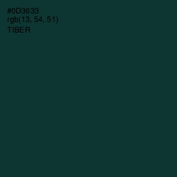 #0D3633 - Tiber Color Image