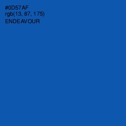 #0D57AF - Endeavour Color Image