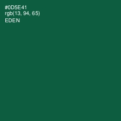 #0D5E41 - Eden Color Image