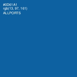 #0D61A1 - Allports Color Image