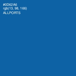 #0D62A6 - Allports Color Image