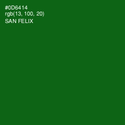 #0D6414 - San Felix Color Image