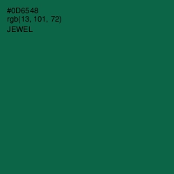 #0D6548 - Jewel Color Image