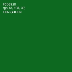 #0D6920 - Fun Green Color Image