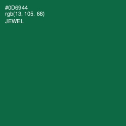 #0D6944 - Jewel Color Image