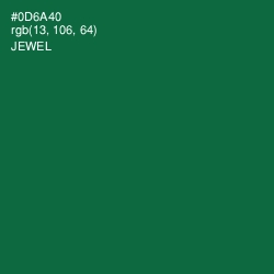 #0D6A40 - Jewel Color Image