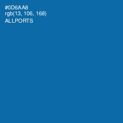 #0D6AA8 - Allports Color Image