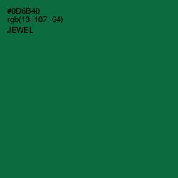 #0D6B40 - Jewel Color Image