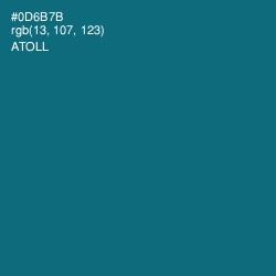 #0D6B7B - Atoll Color Image