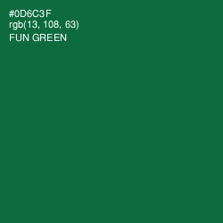 #0D6C3F - Fun Green Color Image