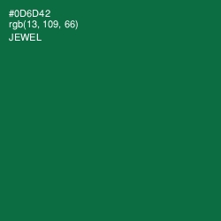 #0D6D42 - Jewel Color Image