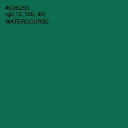 #0D6D50 - Watercourse Color Image