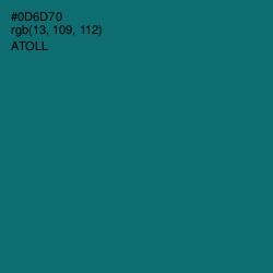 #0D6D70 - Atoll Color Image