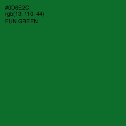 #0D6E2C - Fun Green Color Image