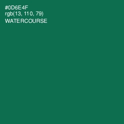 #0D6E4F - Watercourse Color Image