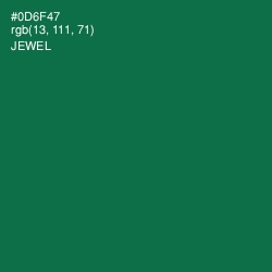 #0D6F47 - Jewel Color Image