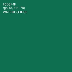 #0D6F4F - Watercourse Color Image