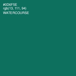 #0D6F5E - Watercourse Color Image