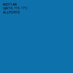 #0D71AB - Allports Color Image