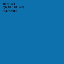 #0D71AD - Allports Color Image