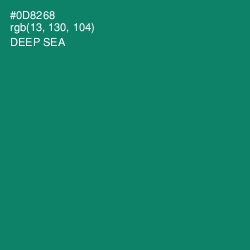 #0D8268 - Deep Sea Color Image