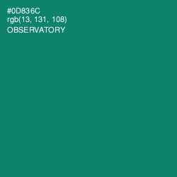 #0D836C - Observatory Color Image