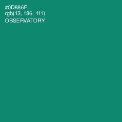 #0D886F - Observatory Color Image