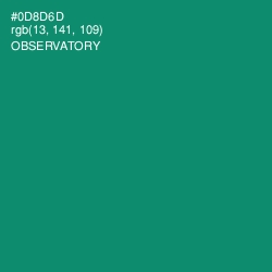 #0D8D6D - Observatory Color Image