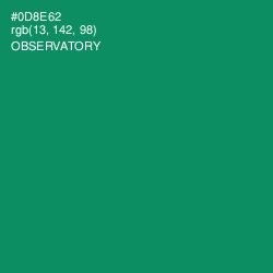 #0D8E62 - Observatory Color Image