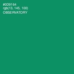 #0D9164 - Observatory Color Image