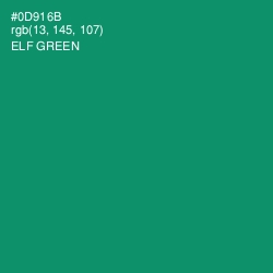 #0D916B - Elf Green Color Image