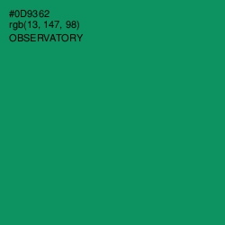 #0D9362 - Observatory Color Image