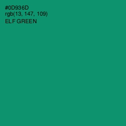#0D936D - Elf Green Color Image