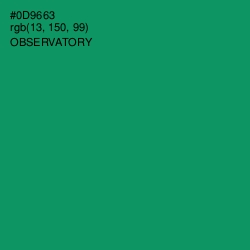 #0D9663 - Observatory Color Image