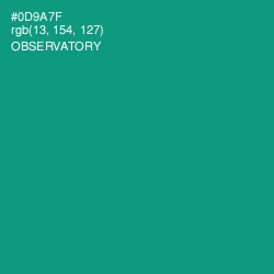 #0D9A7F - Observatory Color Image