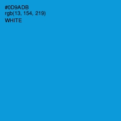 #0D9ADB - Pacific Blue Color Image