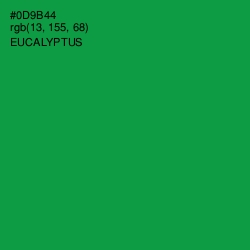 #0D9B44 - Eucalyptus Color Image