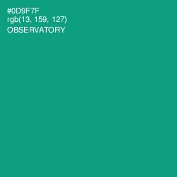 #0D9F7F - Observatory Color Image