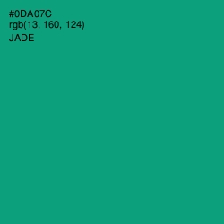 #0DA07C - Jade Color Image