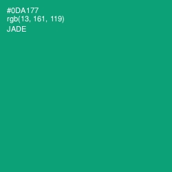 #0DA177 - Jade Color Image