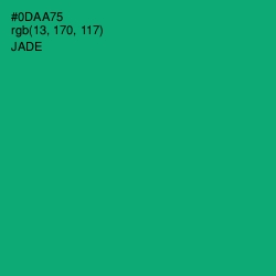 #0DAA75 - Jade Color Image